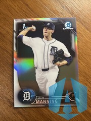 2016 1st Bowman Chrome Draft Refractor #BDC-30 Matt Manning Tigers